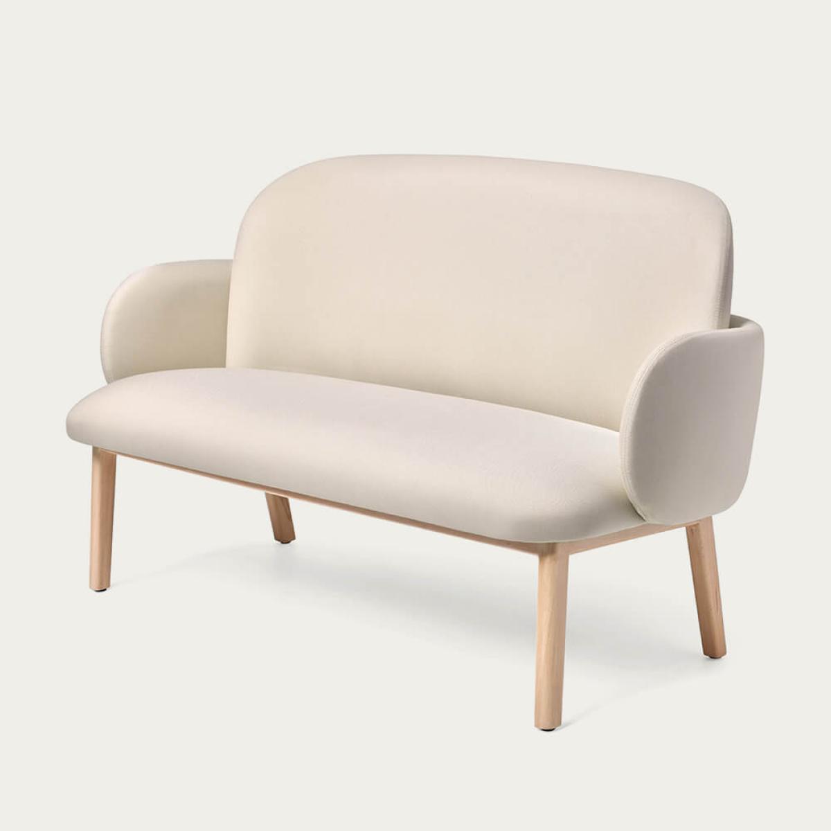 Crème Dost Wood Sofa