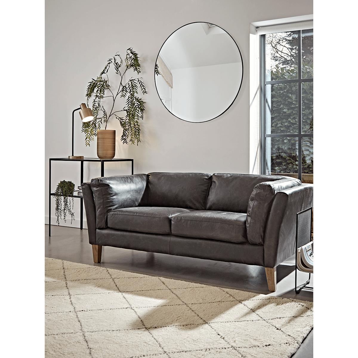 Tetbury Leather Sofa - Black – image 3