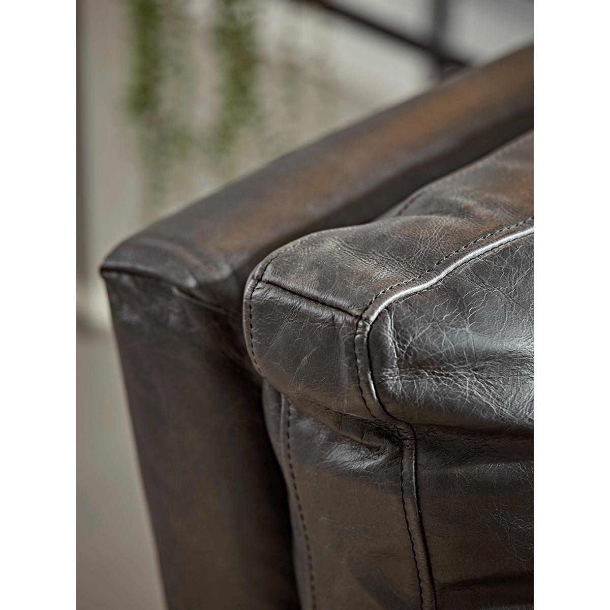 Tetbury Leather Sofa - Black – image 5