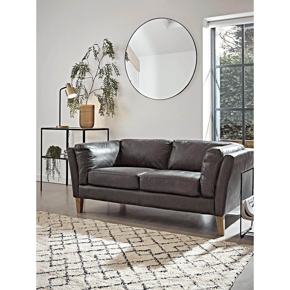 Tetbury Leather Sofa - Black – image 1