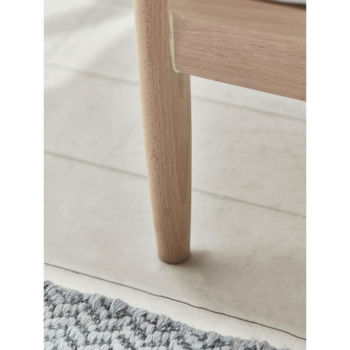 Beech Spindleback Sofa - Soft Grey – image 7