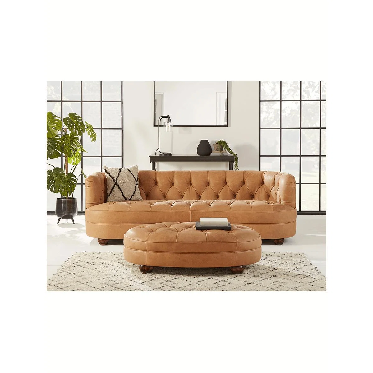 NEW Knightsbridge Leather Sofa – image 5