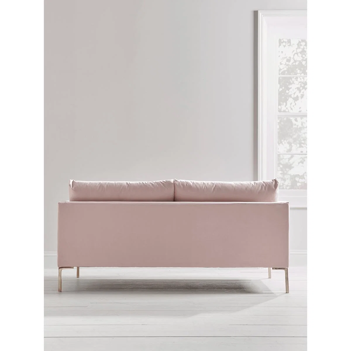 Rene Velvet Sofa - Soft Blush – image 3