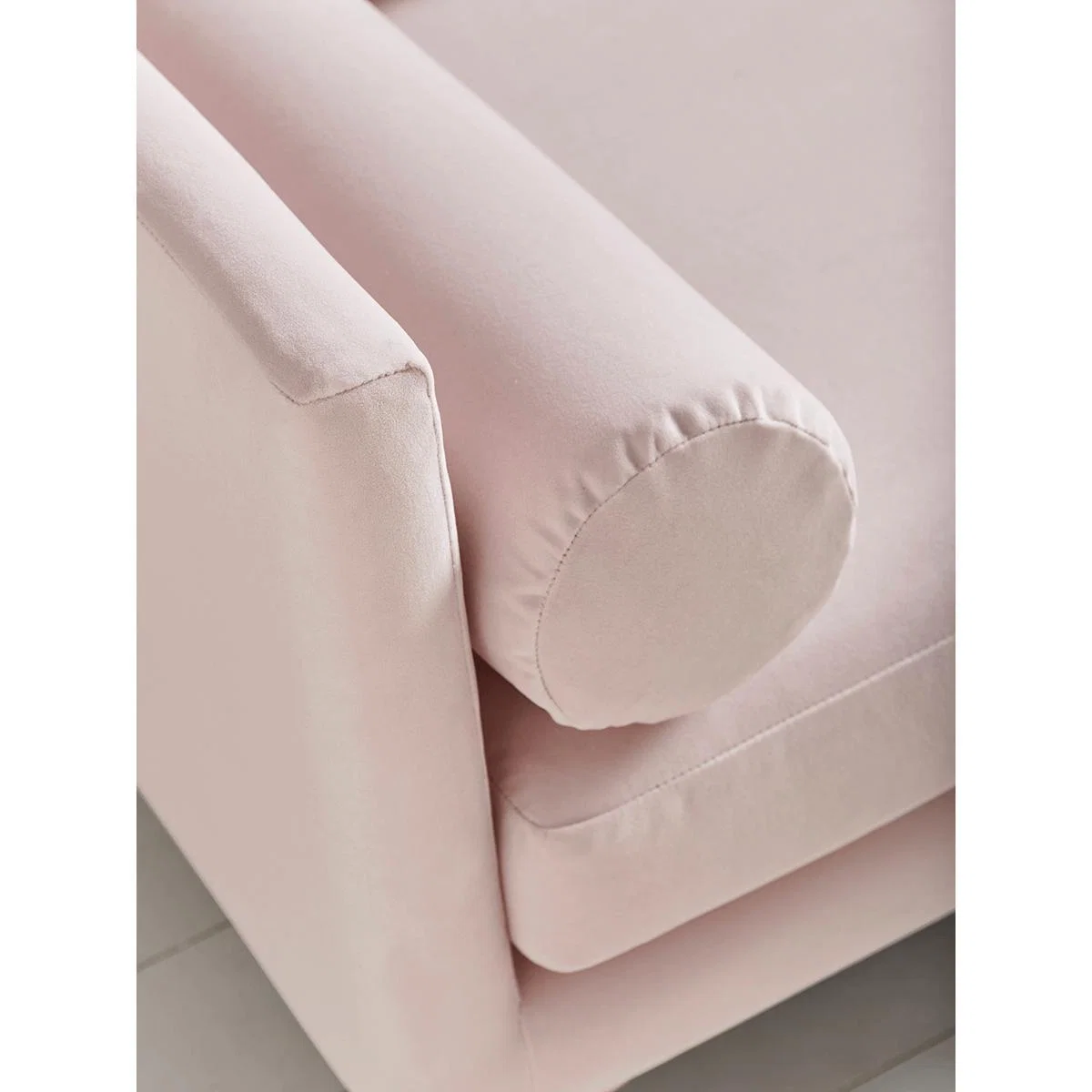 Rene Velvet Sofa - Soft Blush – image 6