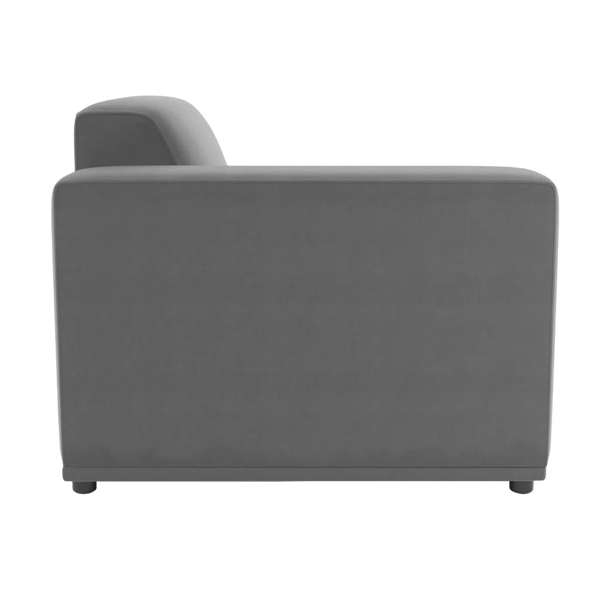 Modular Cruz Velvet Left Hand Piece Steeple Grey – image 5