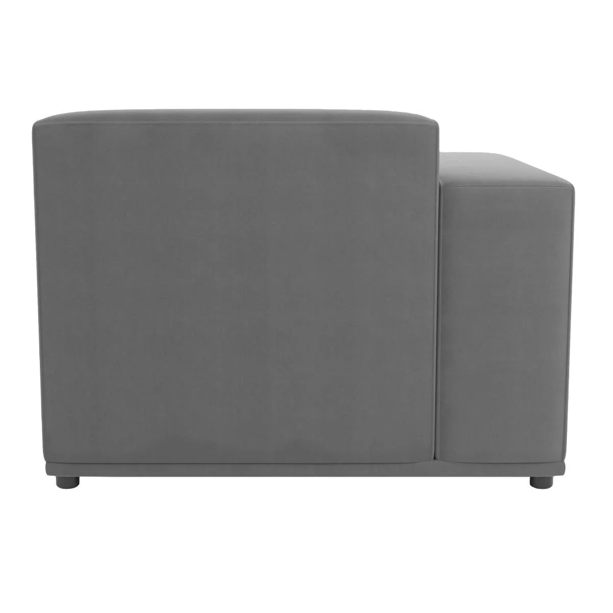 Modular Cruz Velvet Left Hand Piece Steeple Grey – image 6