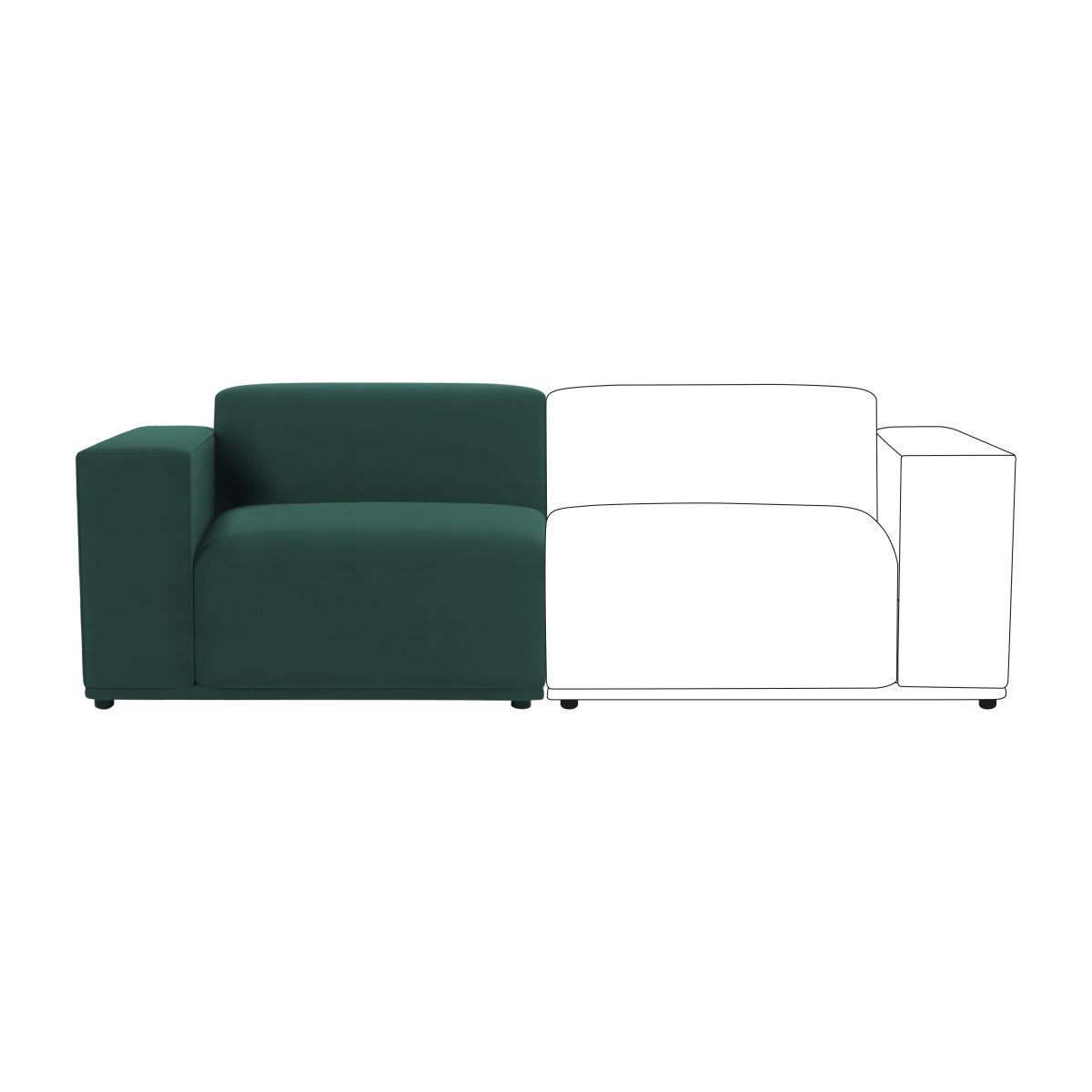Modular Cruz Velvet Left Hand Piece Bottle (Green) – image 1