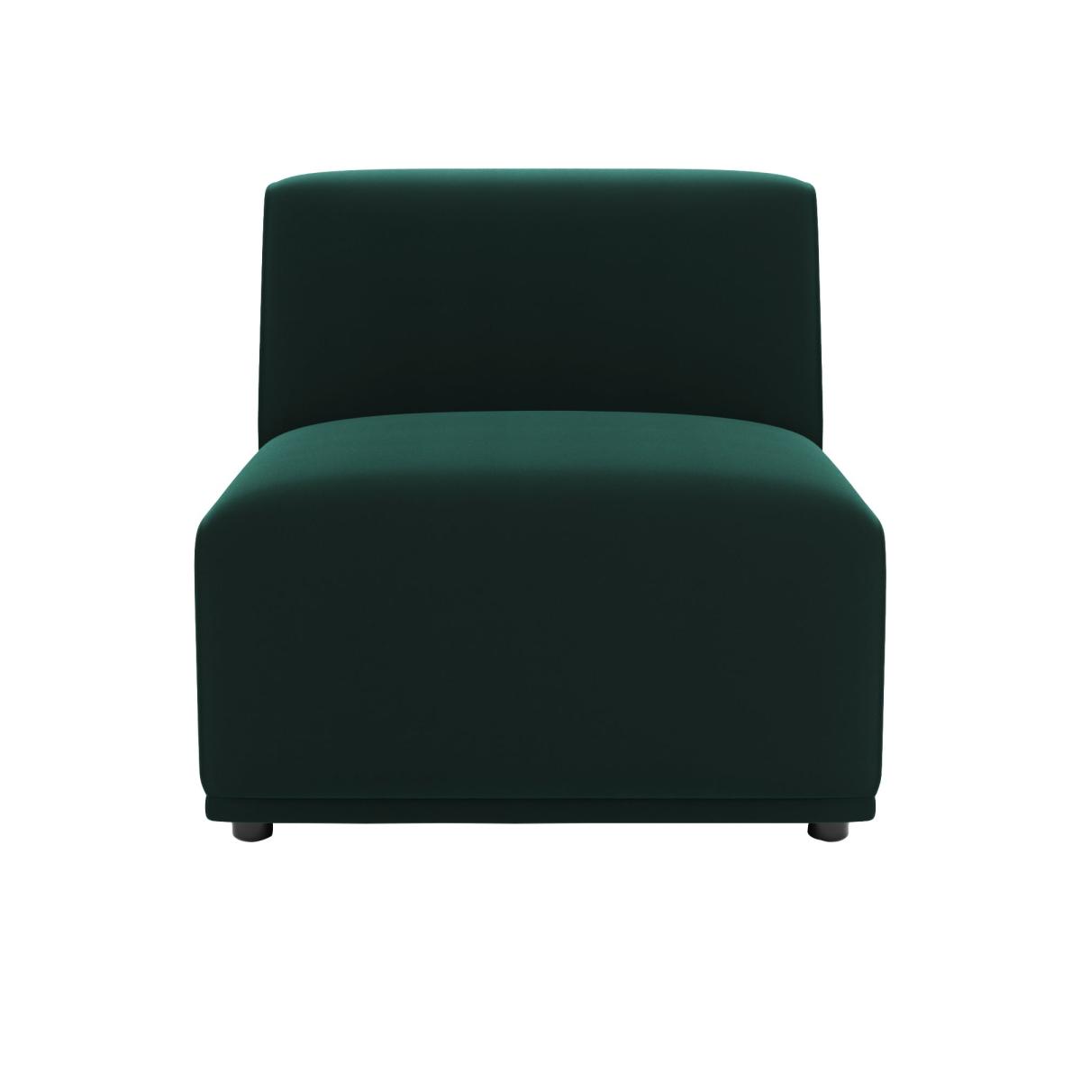 Modular Cruz Velvet Armless Seat Bottle (Green) – image 3