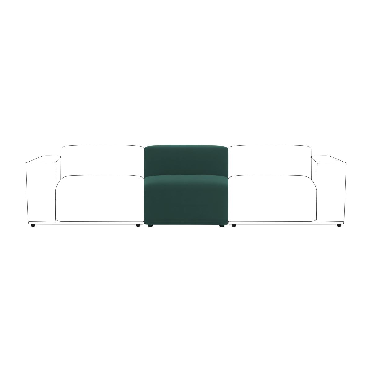 Modular Cruz Velvet Armless Seat Bottle (Green) – image 1