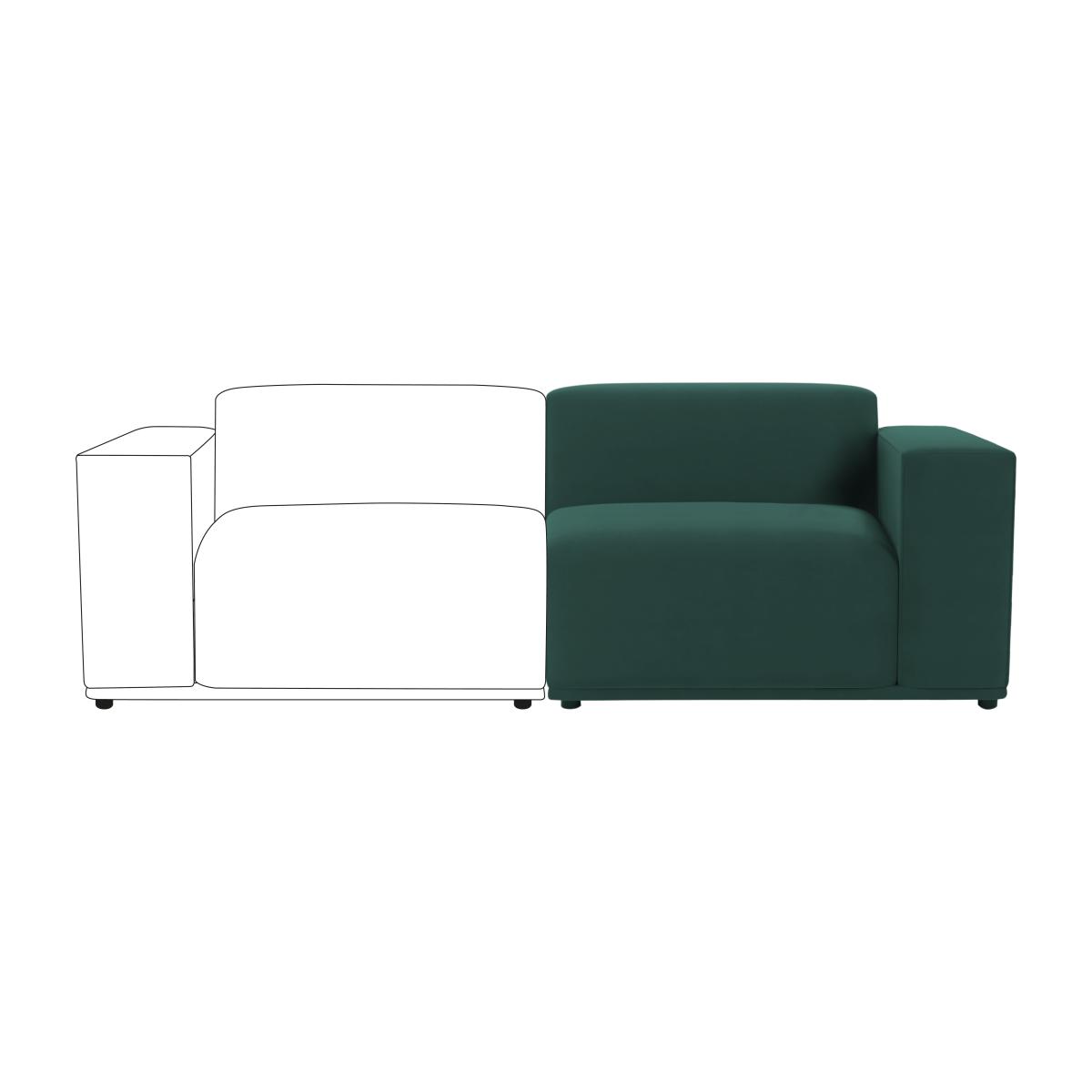 Modular Cruz Velvet Right Hand Seat Bottle (Green) – image 1