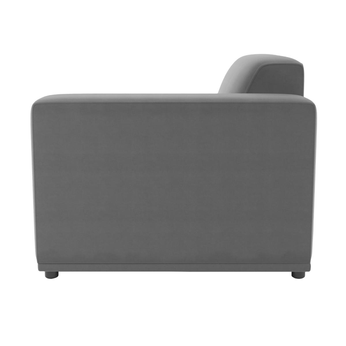 Modular Cruz Velvet Right Hand Seat Steeple Grey – image 5