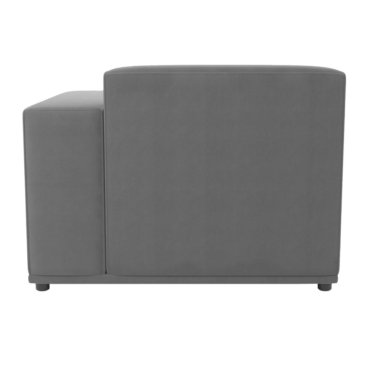 Modular Cruz Velvet Right Hand Seat Steeple Grey – image 6