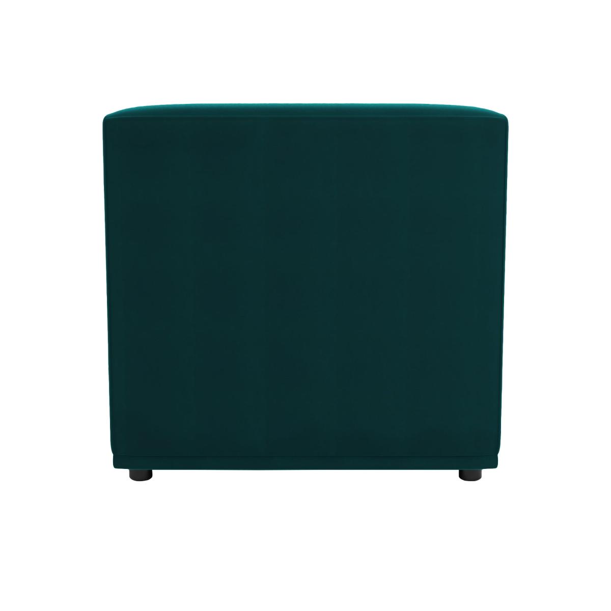 Modular Cruz Velvet Armless Seat Peacock – image 5