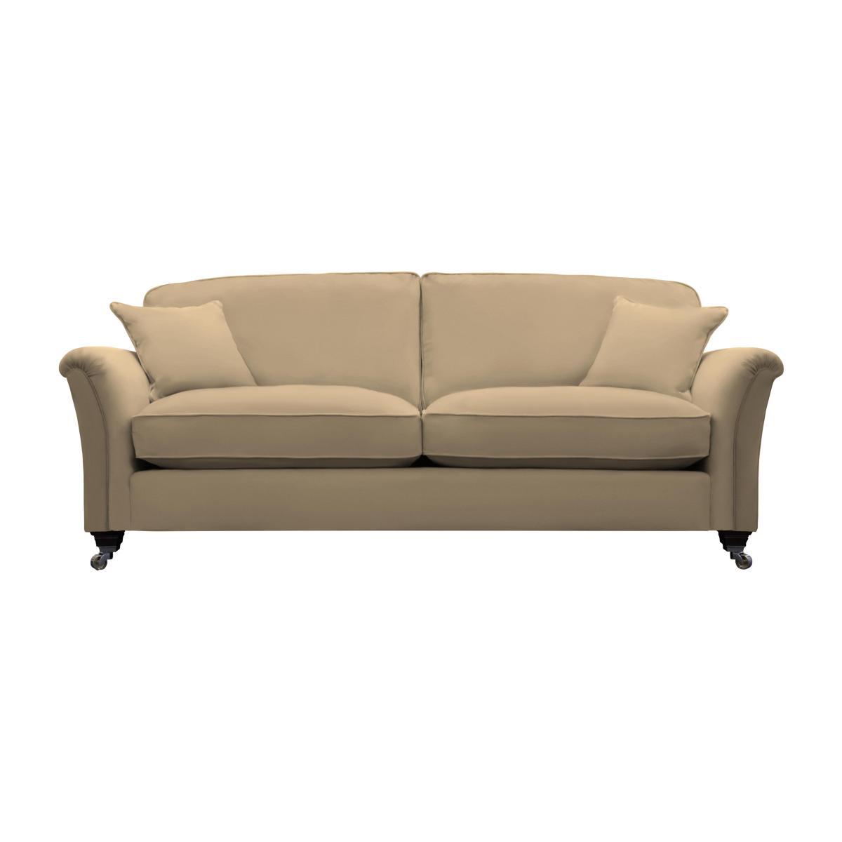 Parker Knoll - Devonshire Grand Classic Back Leather Sofa - Natural