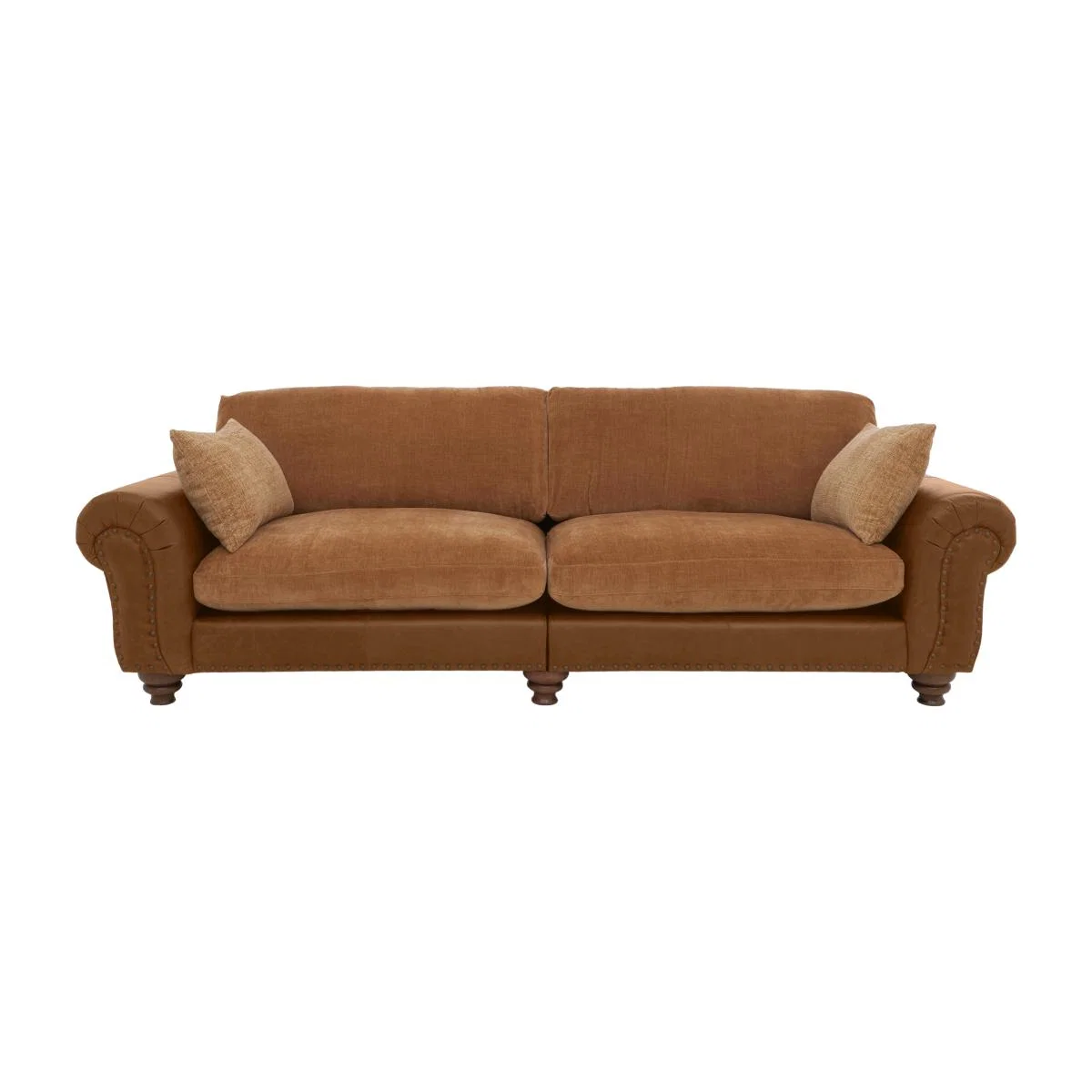 Alexander and James - Lincoln Grande Split Frame Classic Back Sofa - Brown – image 1