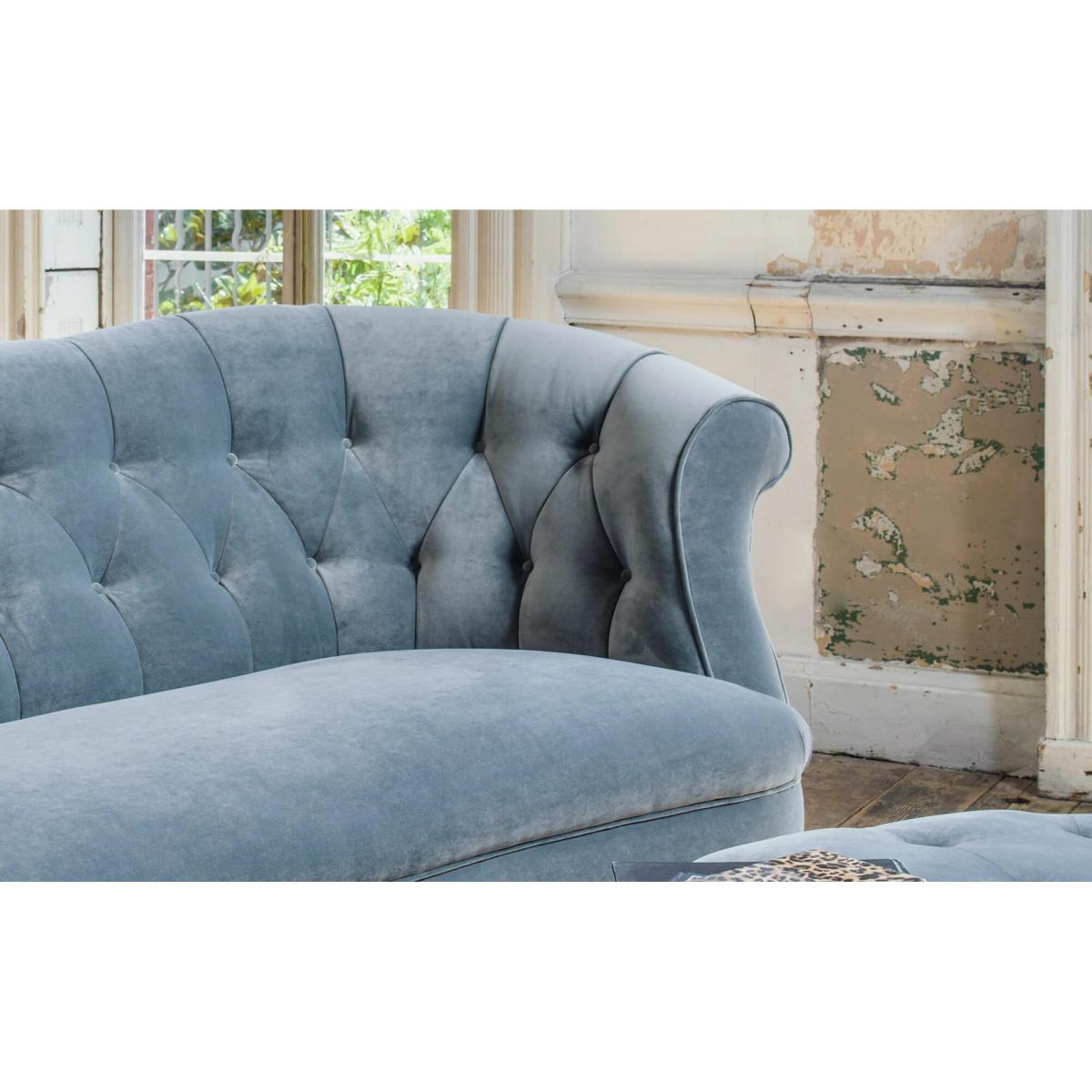 Diana Ottoman - Pacific Stain Guarded Velvet – image 4