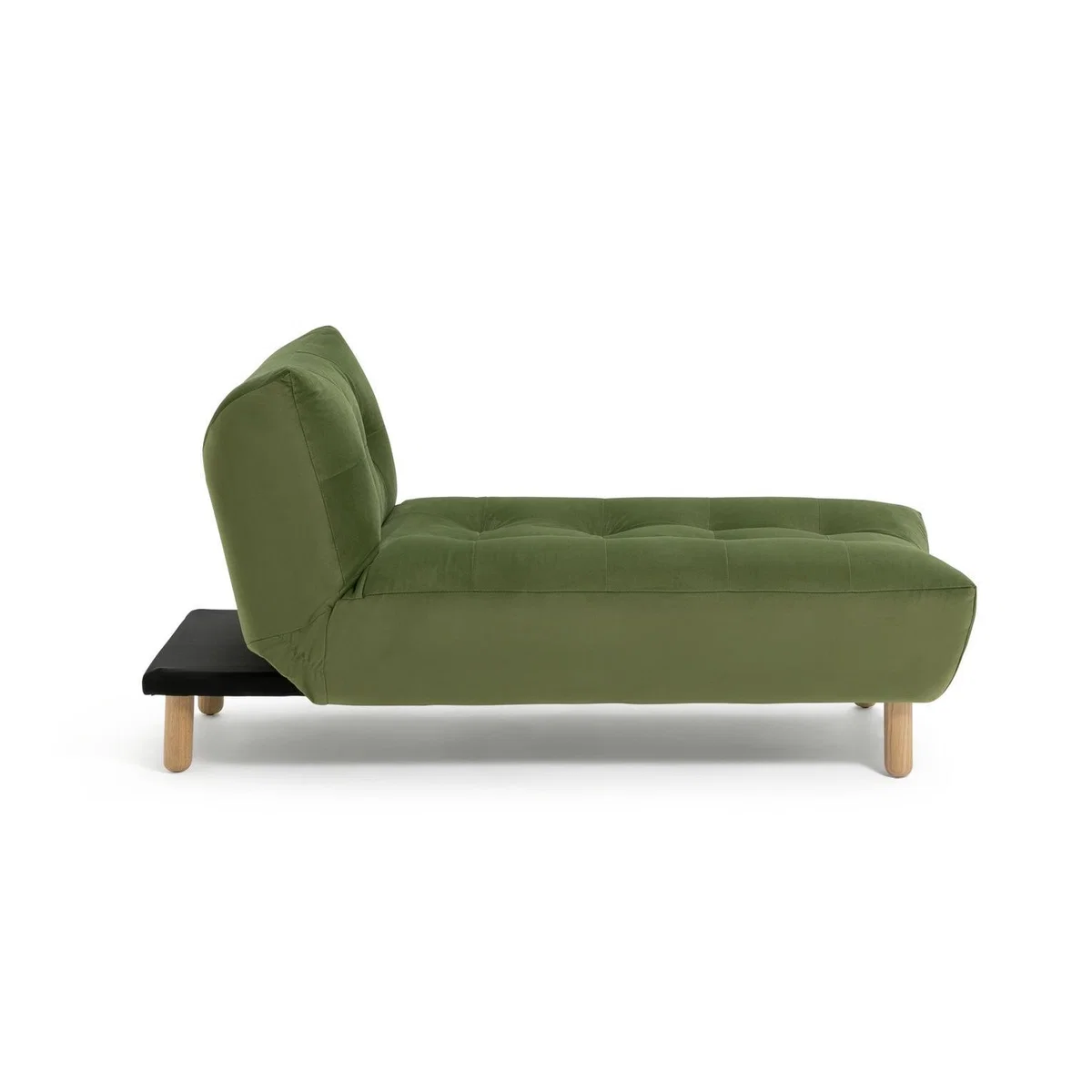 Habitat Kota Velvet Chaise Sofa - Green – image 11