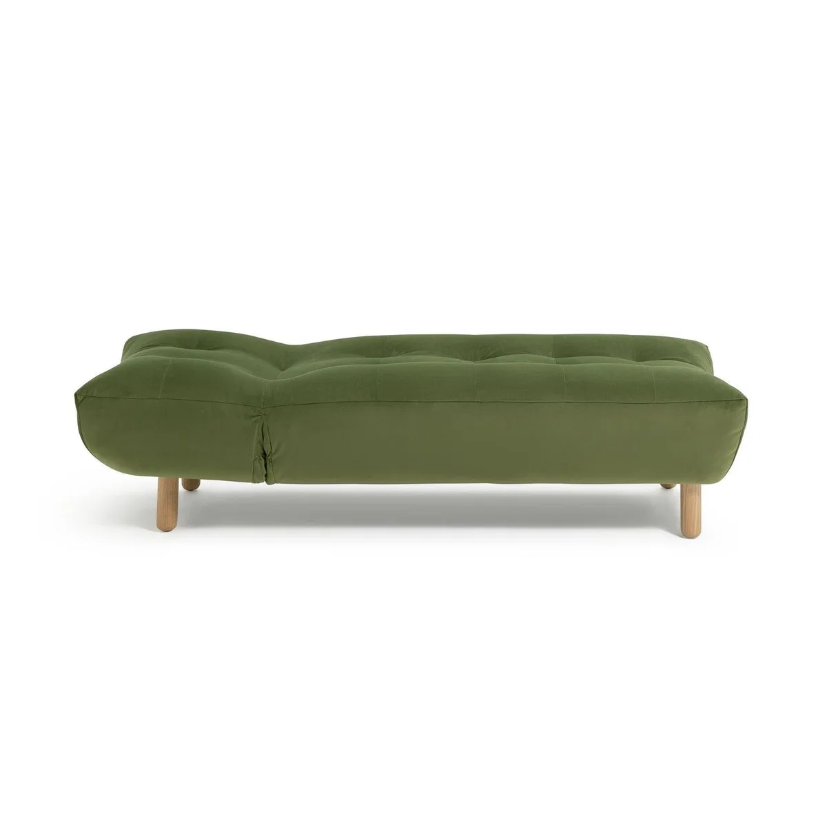 Habitat Kota Velvet Chaise Sofa - Green – image 6