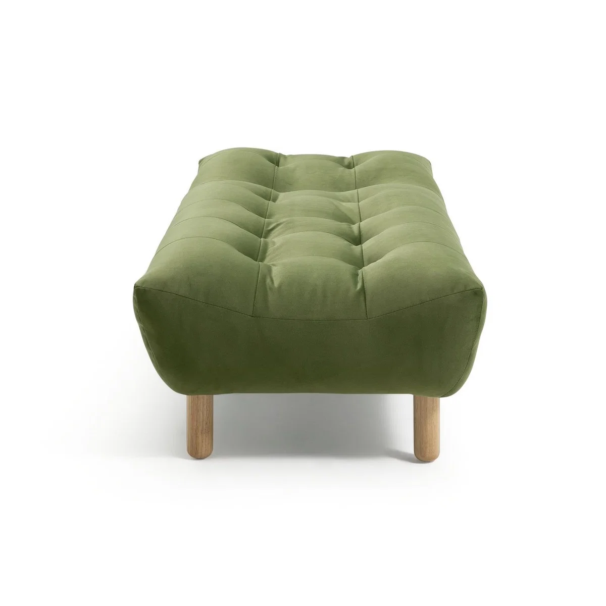 Habitat Kota Velvet Chaise Sofa - Green – image 7