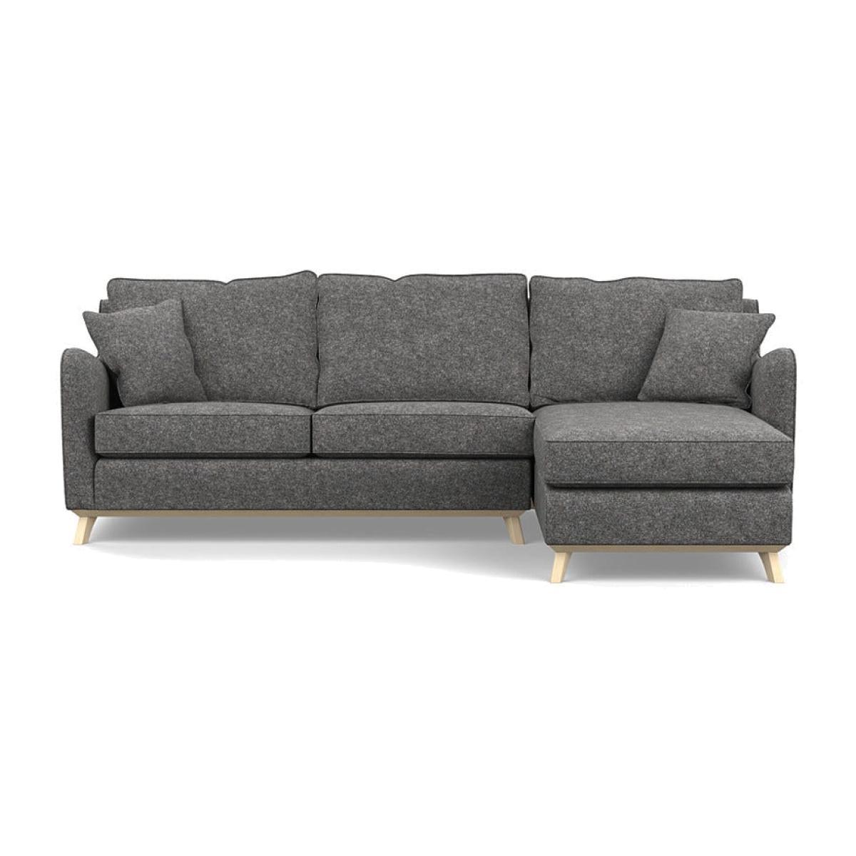 Heal's Ravello RHF Corner Sofa Melton Wool Shale Natural - Heal's UK Furniture