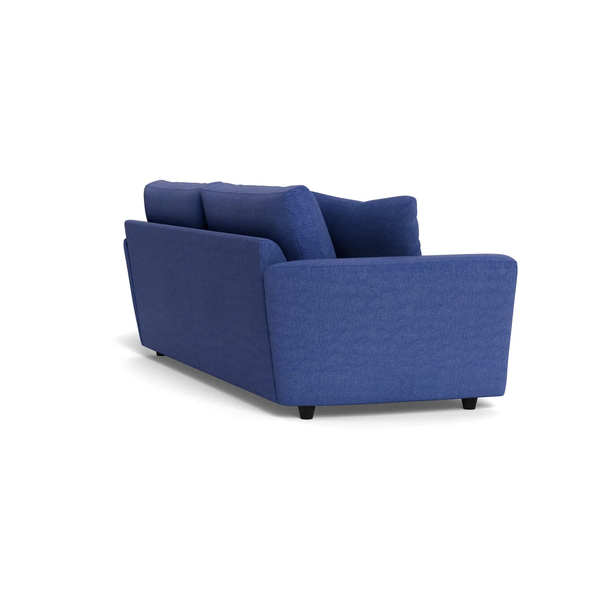 Heal's Snooze 5 Seater Sofa Brushed Cotton Cobalt Black Feet - Heal's UK Furniture – image 4