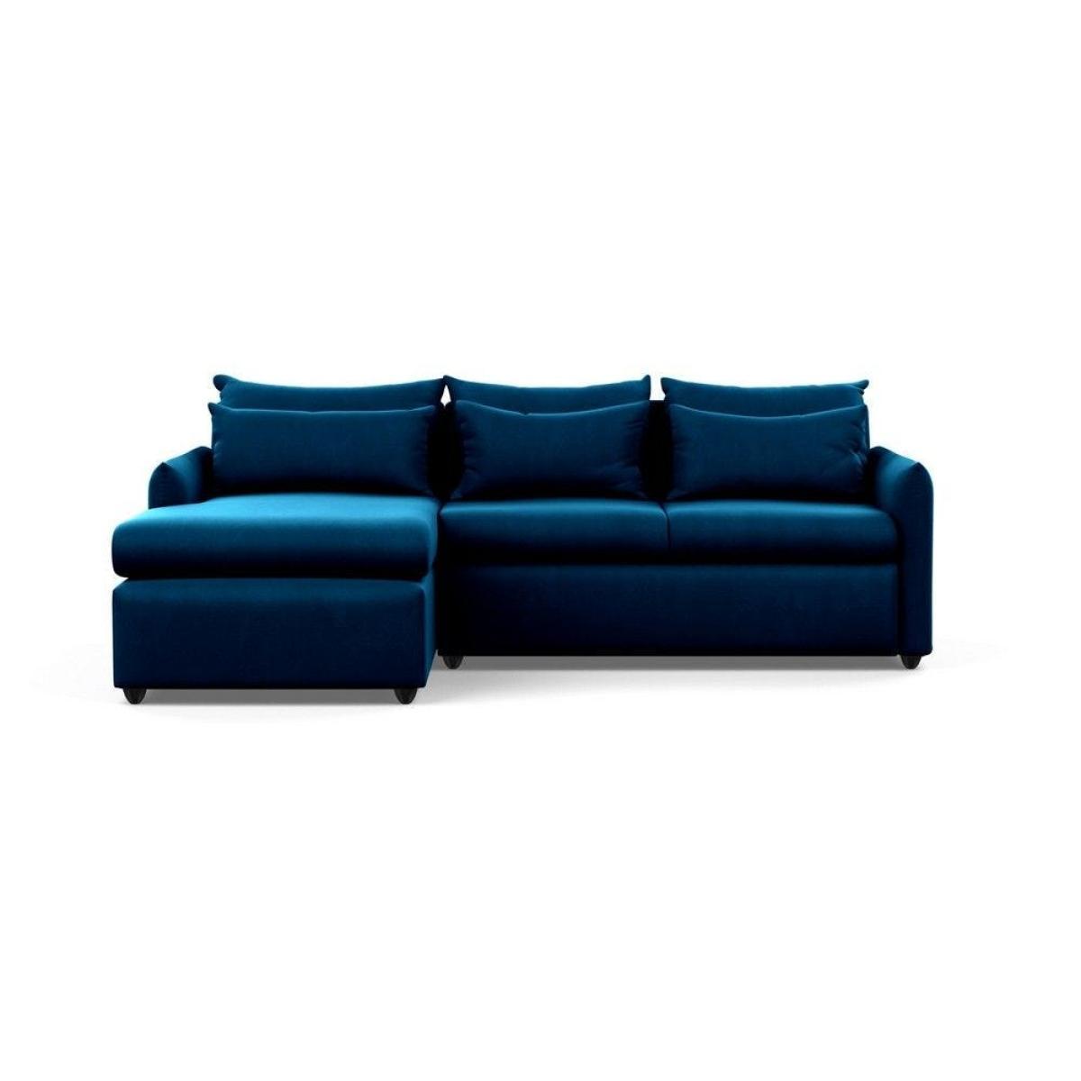 Heal's Pillow Medium LHF Corner Chaise Sofa Brushed Cotton Oat Natural Feet - Heal's UK Furniture – image 12