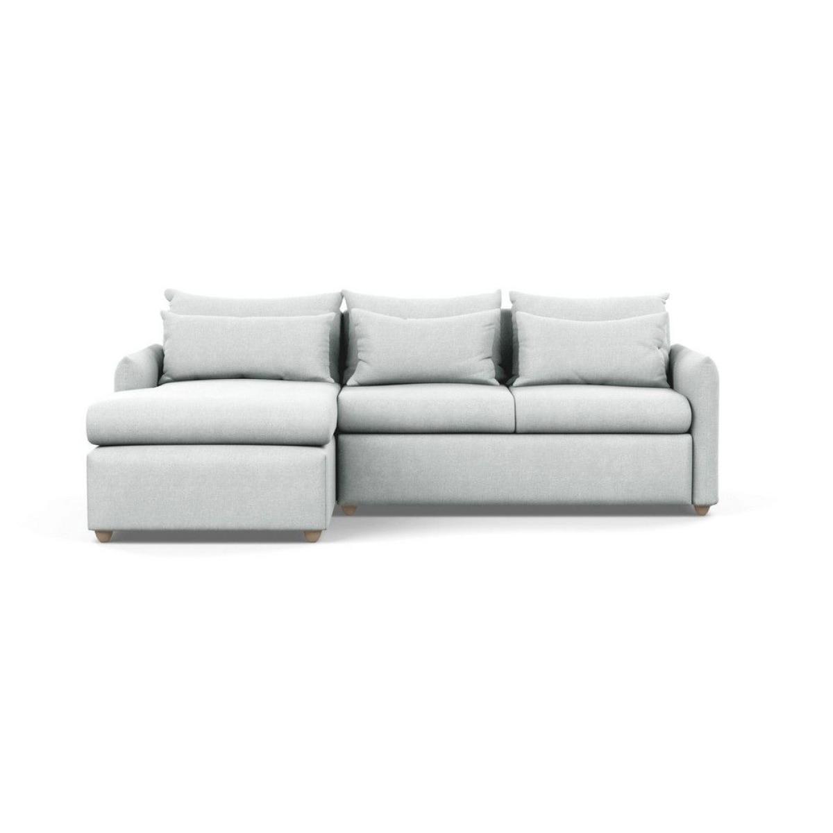 Heal's Pillow Medium LHF Corner Chaise Sofa Brushed Cotton Oat Natural Feet - Heal's UK Furniture – image 27