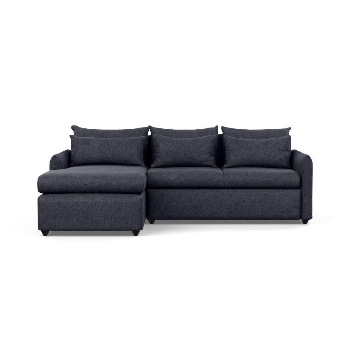 Heal's Pillow Medium LHF Corner Chaise Sofa Brushed Cotton Oat Natural Feet - Heal's UK Furniture – image 41