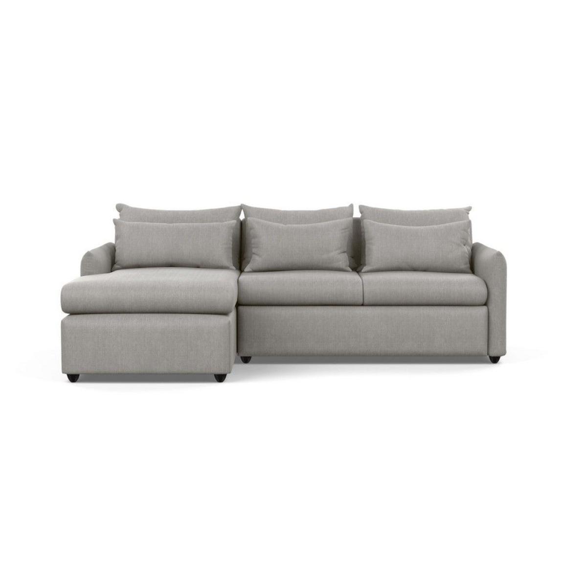 Heal's Pillow Medium LHF Corner Chaise Sofa Brushed Cotton Oat Natural Feet - Heal's UK Furniture – image 42
