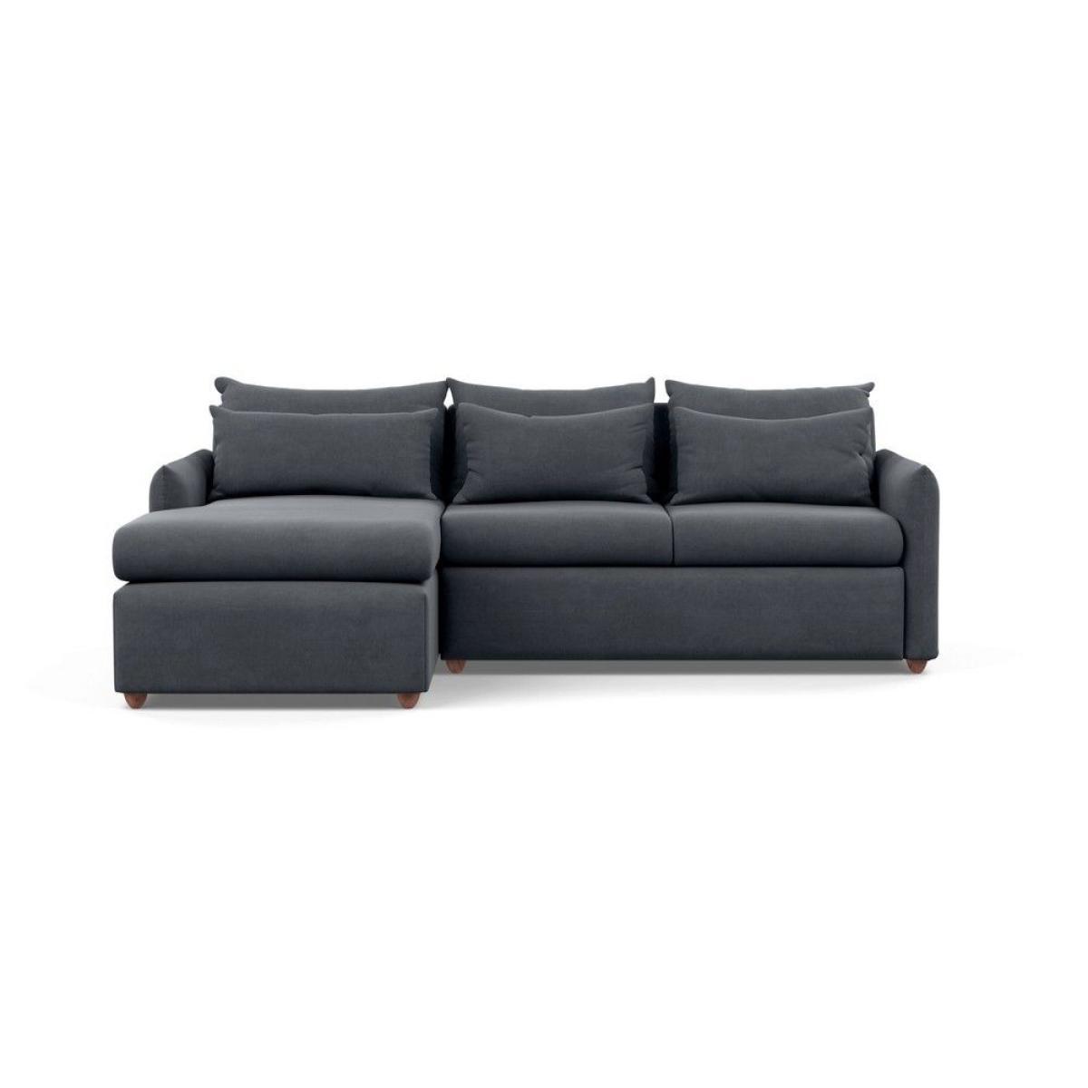 Heal's Pillow Medium LHF Corner Chaise Sofa Brushed Cotton Oat Natural Feet - Heal's UK Furniture – image 50