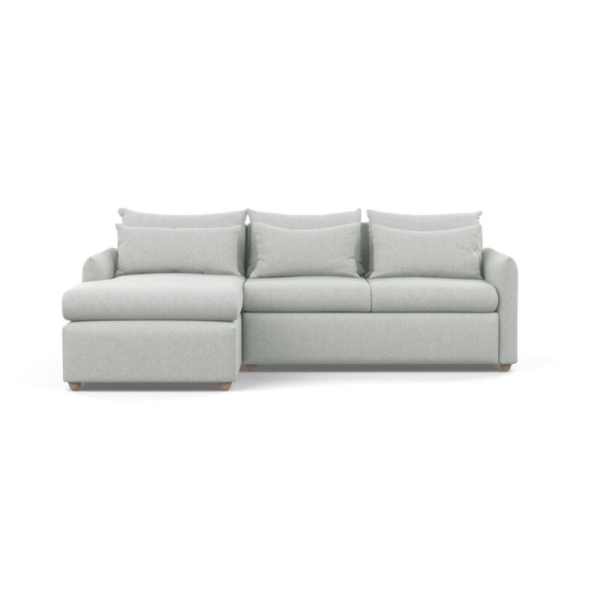 Heal's Pillow Medium LHF Corner Chaise Sofa Brushed Cotton Oat Natural Feet - Heal's UK Furniture – image 53