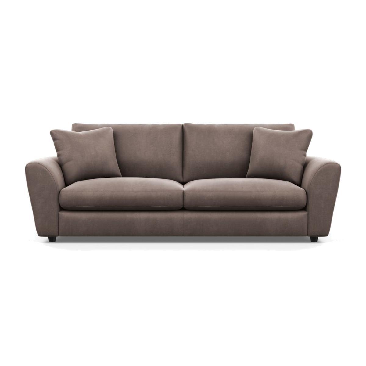Heal's Snooze 5 Seater Sofa Velvet Mink Black Feet - Heal's UK Furniture