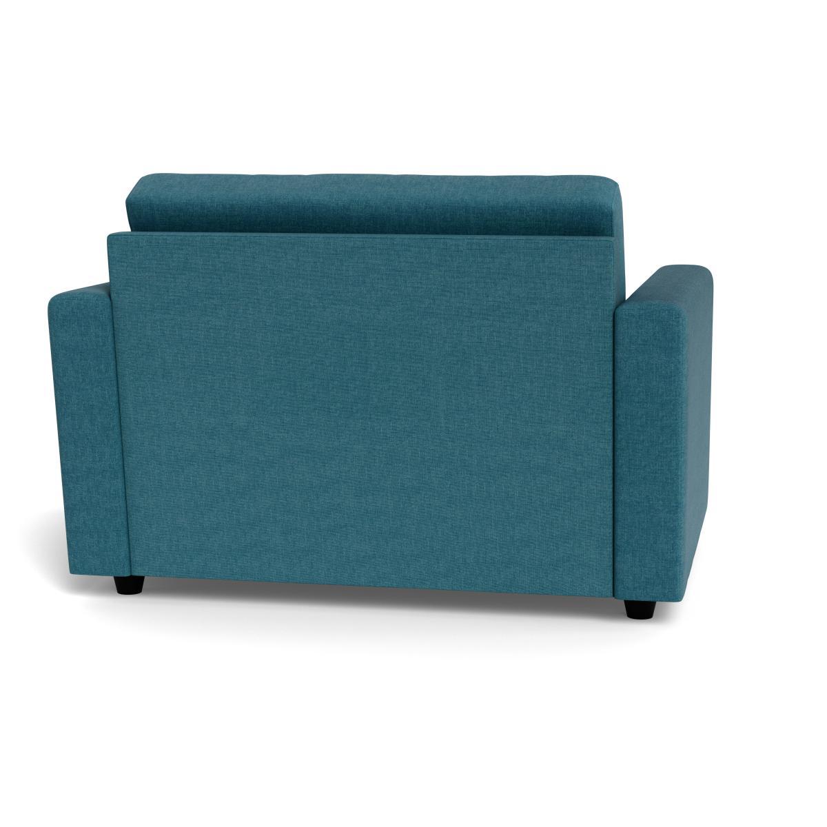 Heal's Nimbus II Loveseat Brushed Cotton Cadet Black Feet - Heal's UK Furniture – image 5