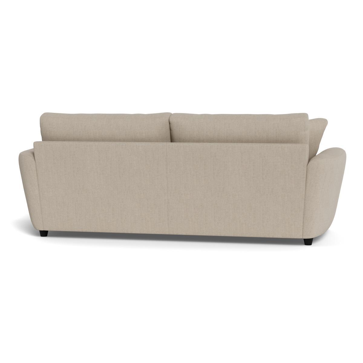Heal's Snooze 5 Seater Sofa Broad Weave Putty Black Feet - Heal's UK Furniture – image 5