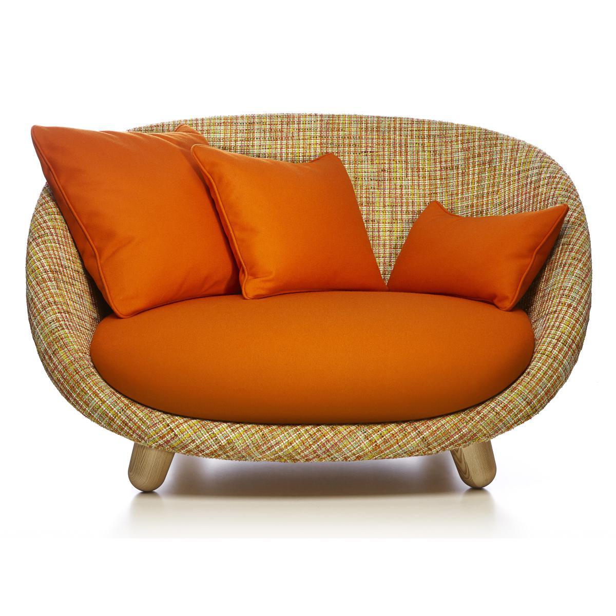 Love Straight sofa by Moooi Orange/Multicoloured – image 2