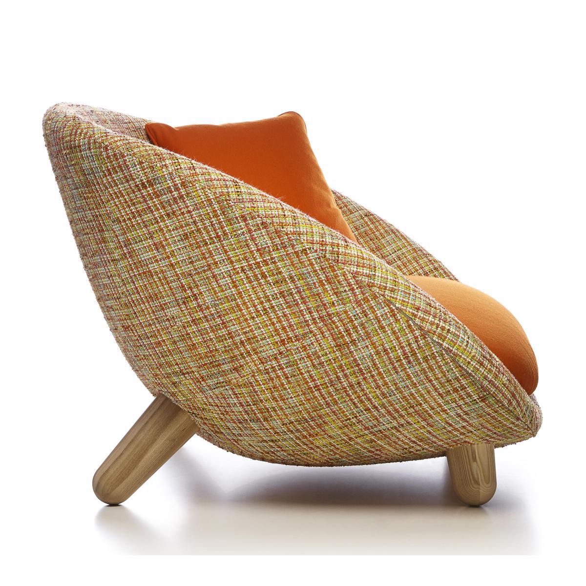 Love Straight sofa by Moooi Orange/Multicoloured – image 4