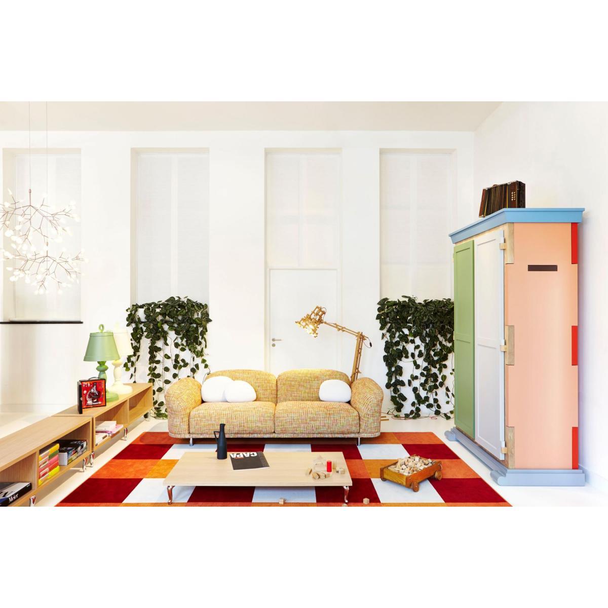 Cloud Straight sofa by Moooi Orange/Multicoloured – image 2