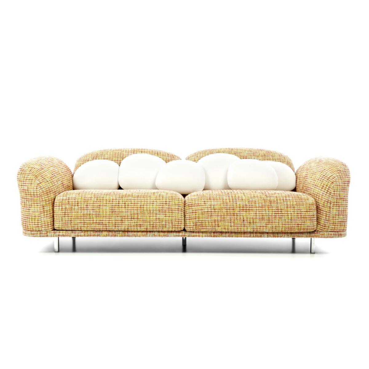 Cloud Straight sofa by Moooi Orange/Multicoloured – image 3