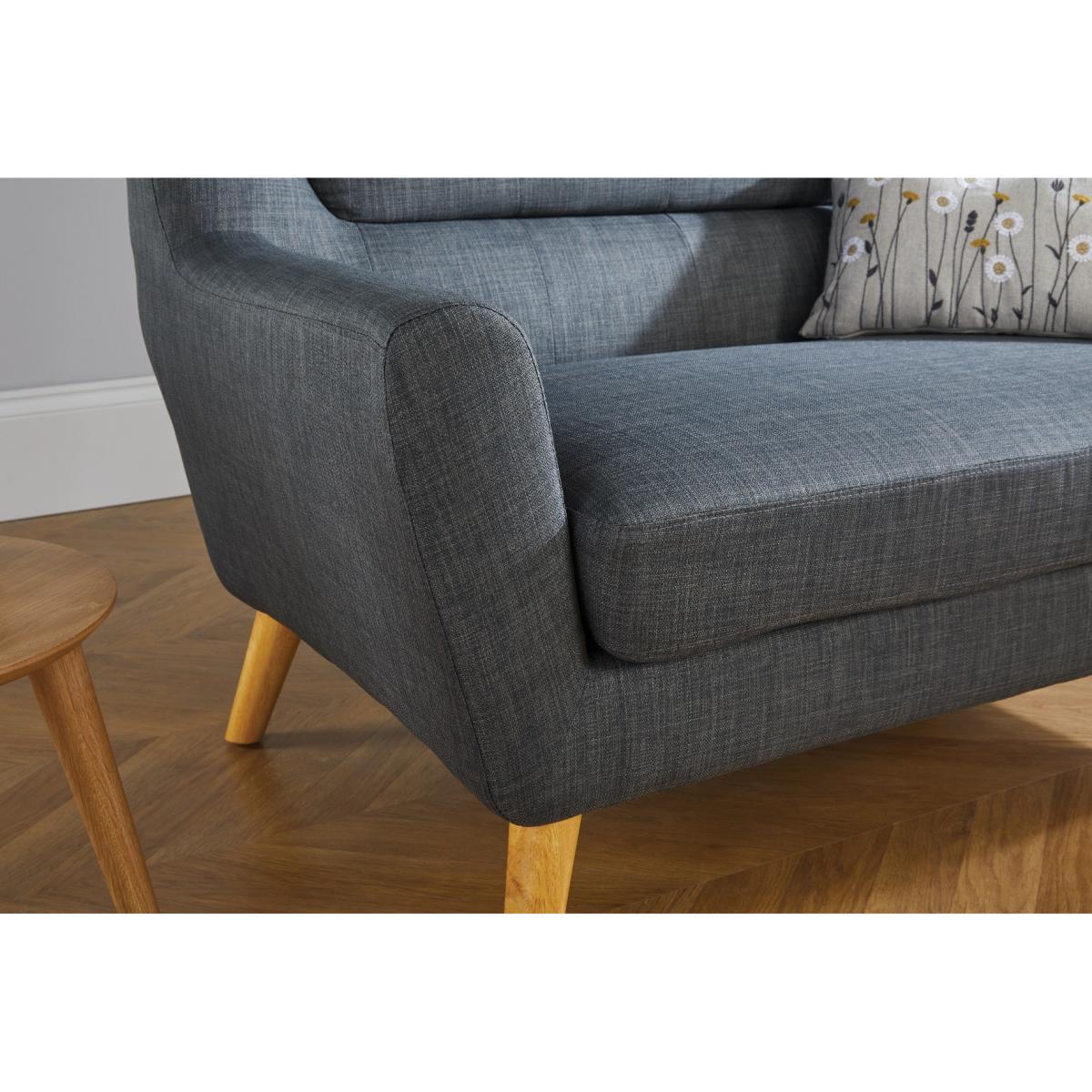 Lido Grey Medium Sofa – image 3