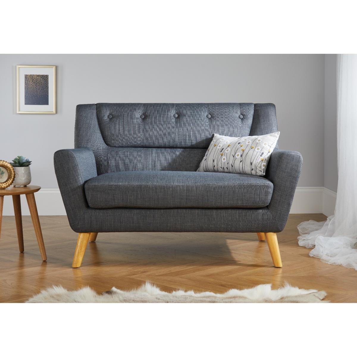 Lido Grey Medium Sofa – image 1