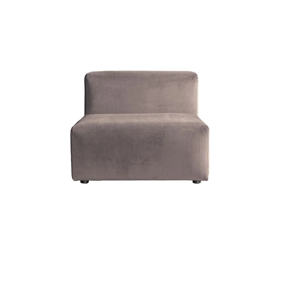 Olivia's Cara Modular Sofa Placido Truffle / Extra Seat Section – image 2