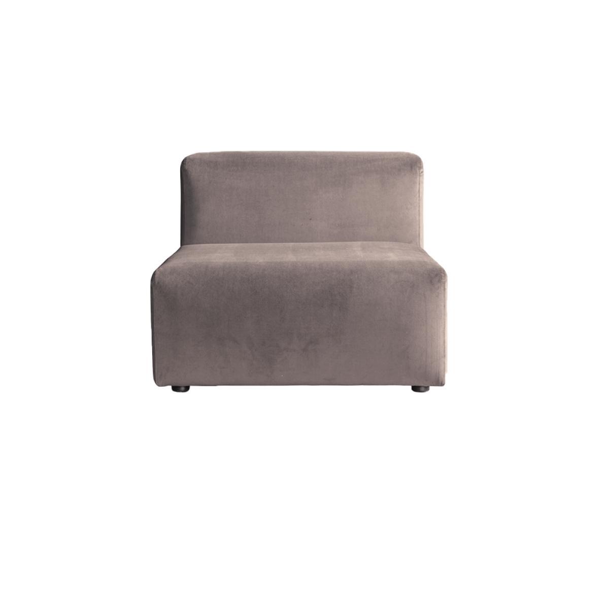 Olivia's Cara Modular Sofa Placido Truffle / Footstool – image 2