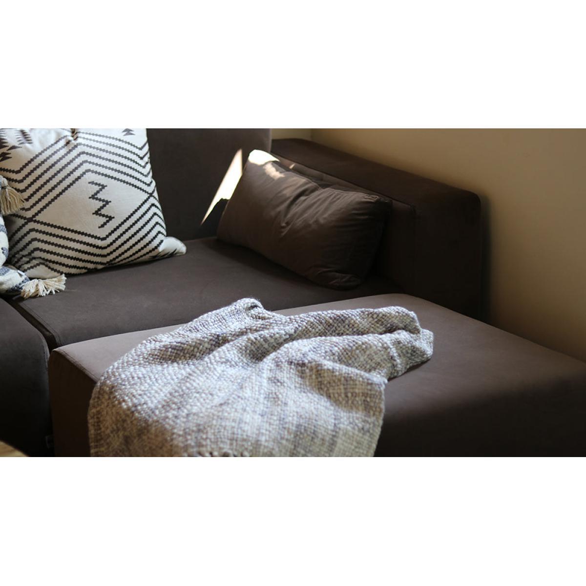 Olivia's Cara Modular Sofa Placido Truffle / Footstool – image 6