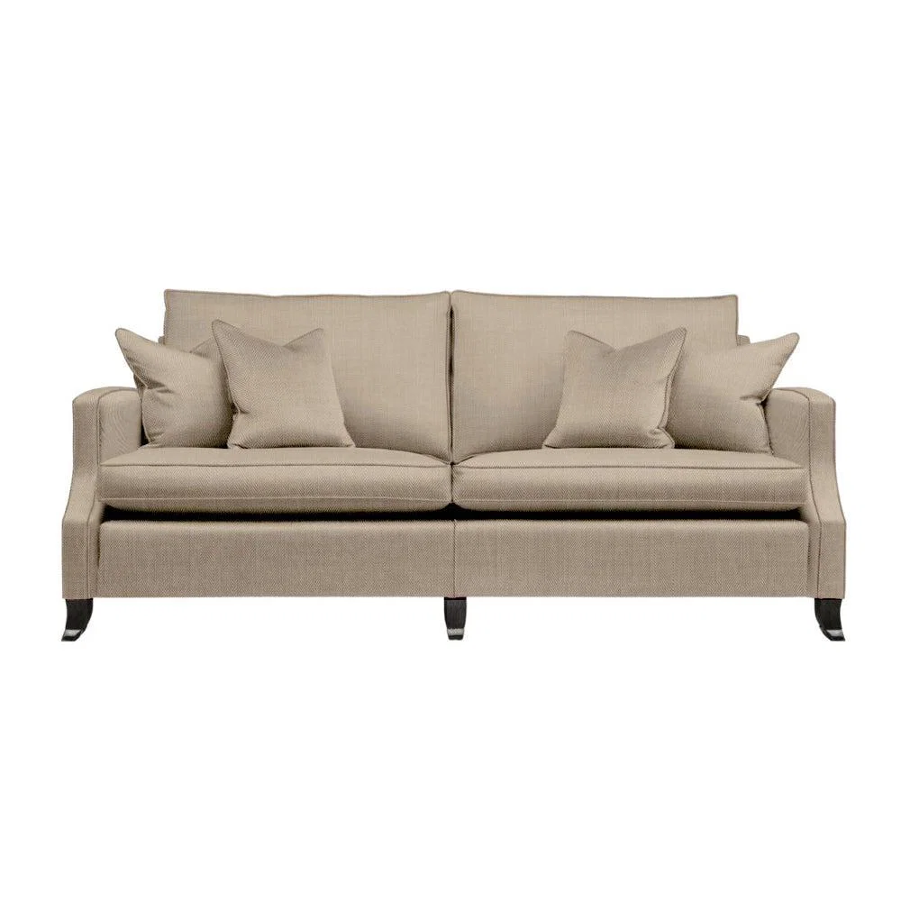 Duresta Amelia Lindale 2 Cushion Classic Back Grand Sofa / Powder – image 4