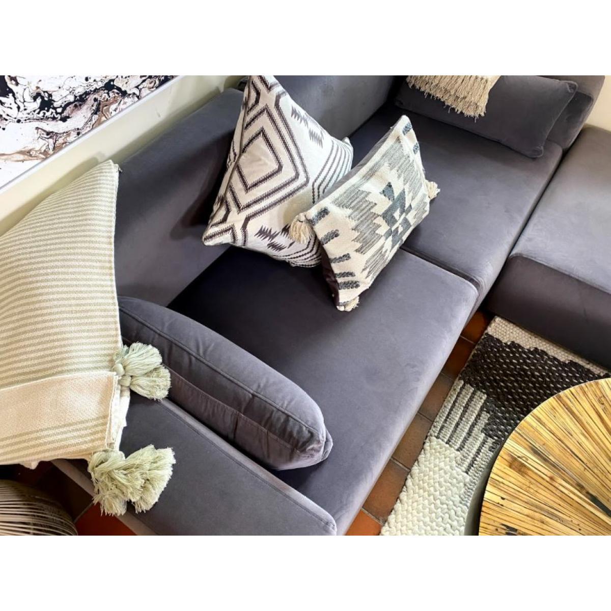 Olivia's Cara Modular Sofa Placido Nickel / Sofa – image 5