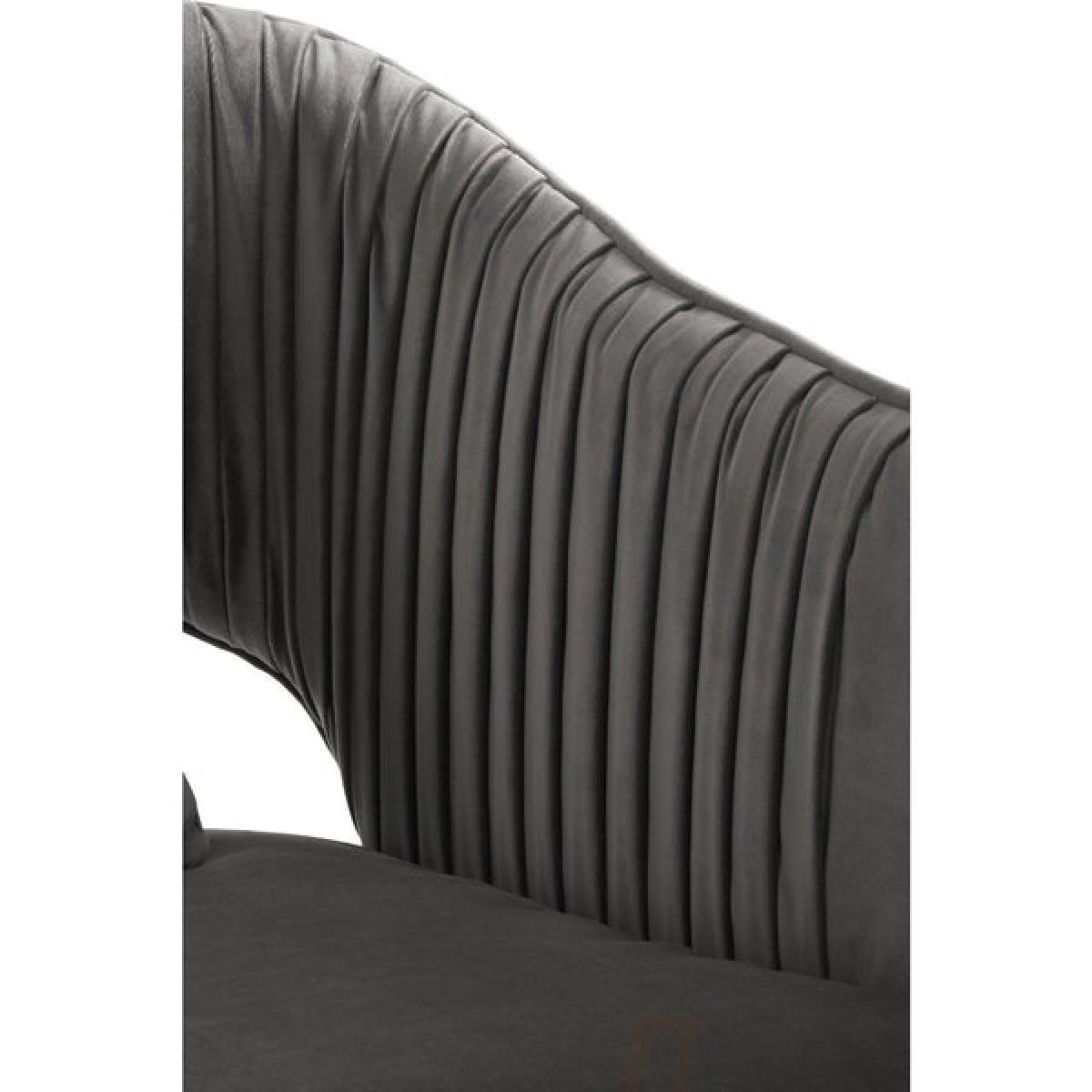 Olivia's Hanna Sofa Velvet Grey – image 7