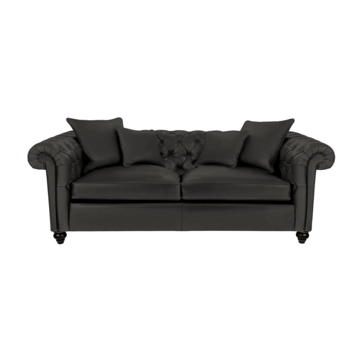Duresta Connaught Leather Medium Sofa / Coffee Bean – image 4