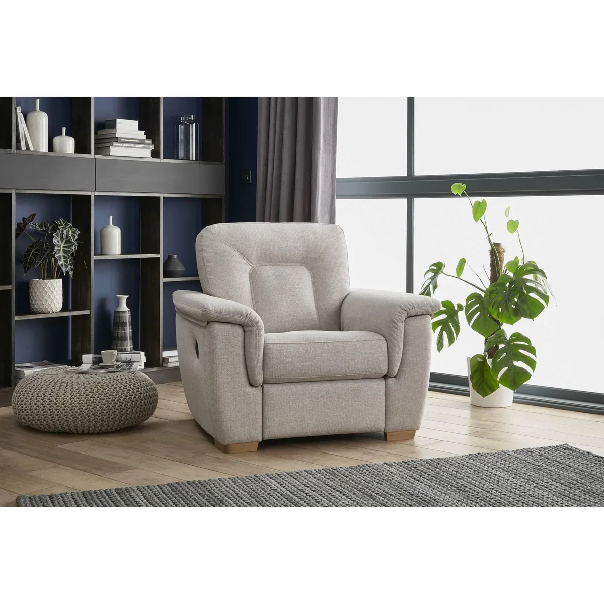 G Plan Elliot Fabric Manual Recliner Chair – image 2