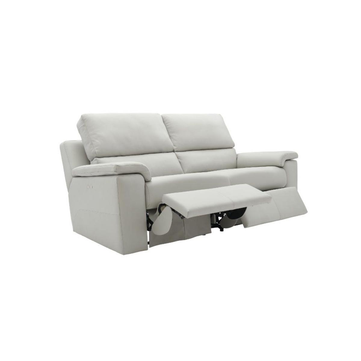 G Plan Taylor Leather Manual Double Recliner Sofa – image 2