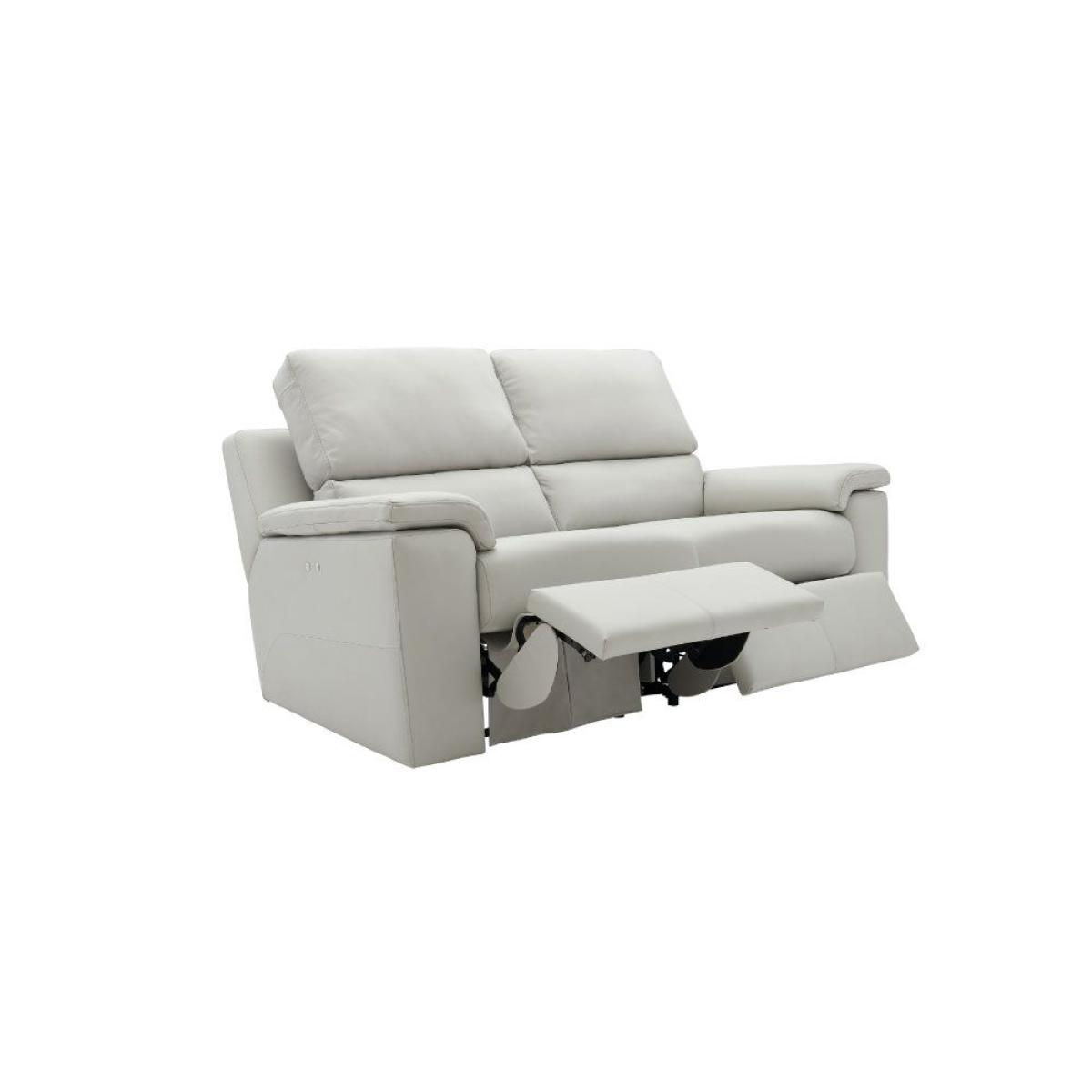 G Plan Taylor Leather Manual Double Recliner Sofa – image 3